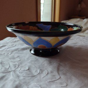 Additional  price drop!  Vintage Art Deco Art Pottery Dish Made in Japan